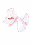 Back to School Yellow Pencil Bow Hair Clip