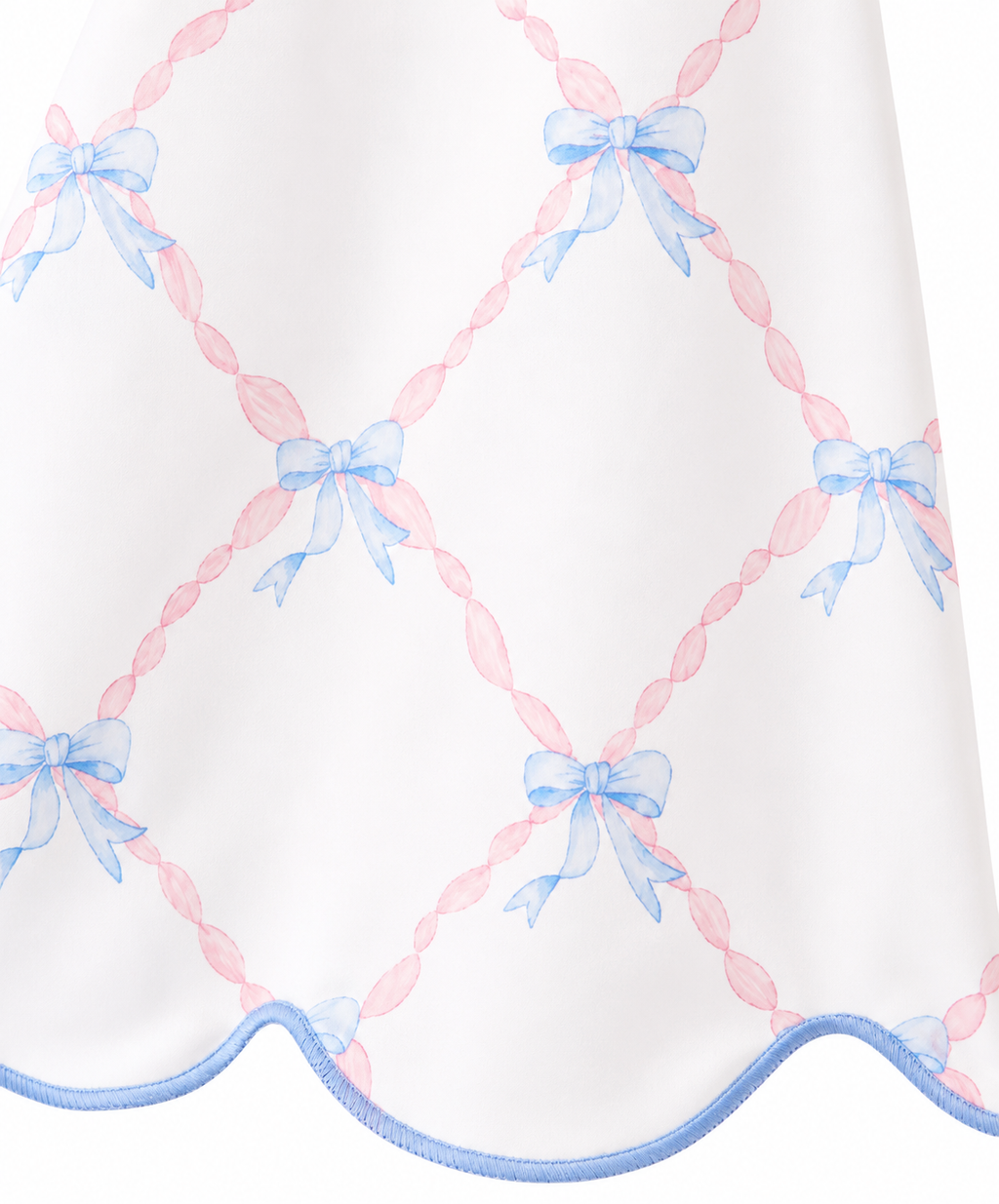 Blue Ribbon Print Bloomer Set