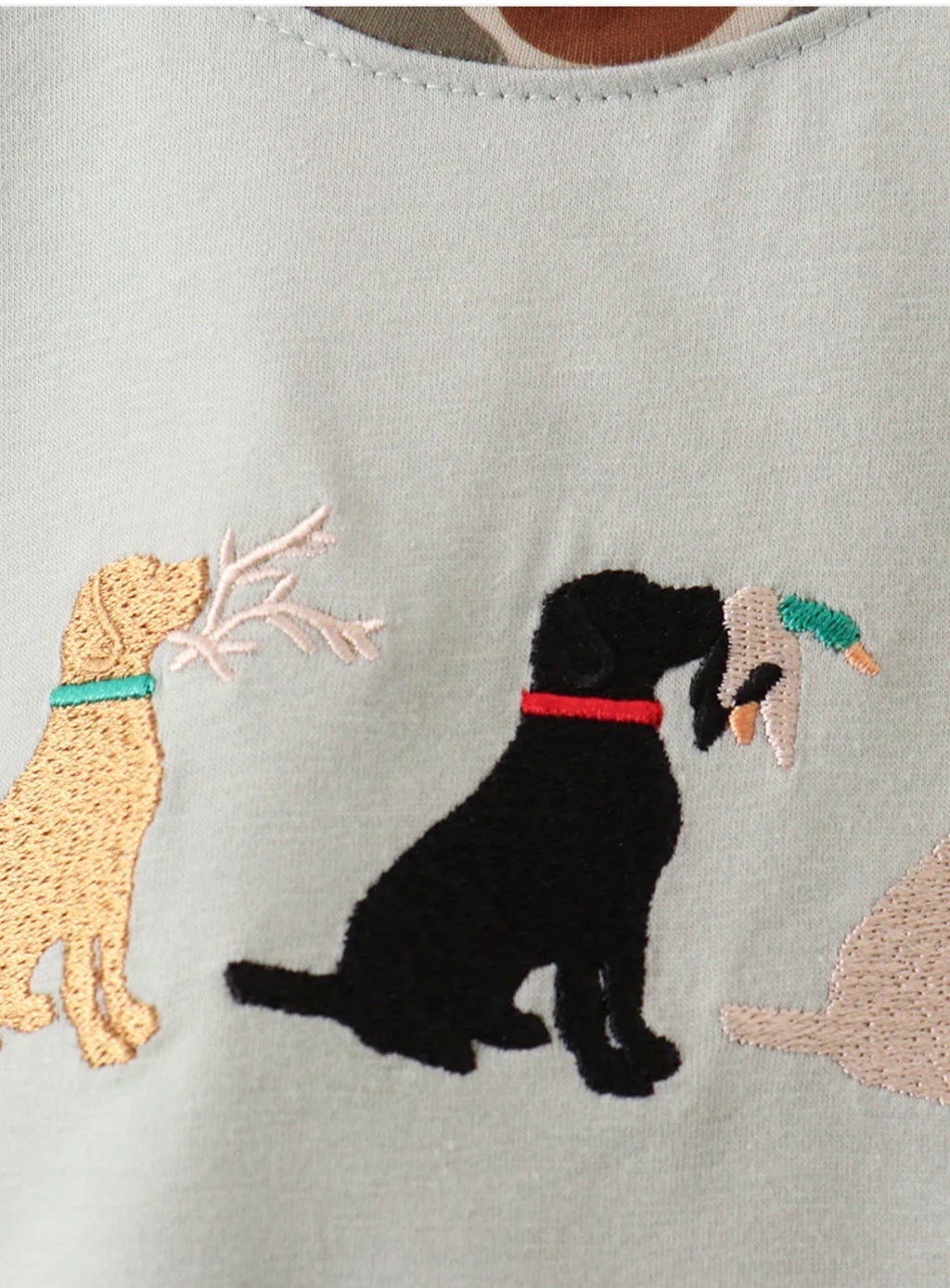 Camo Hunting Embroidered Bubble